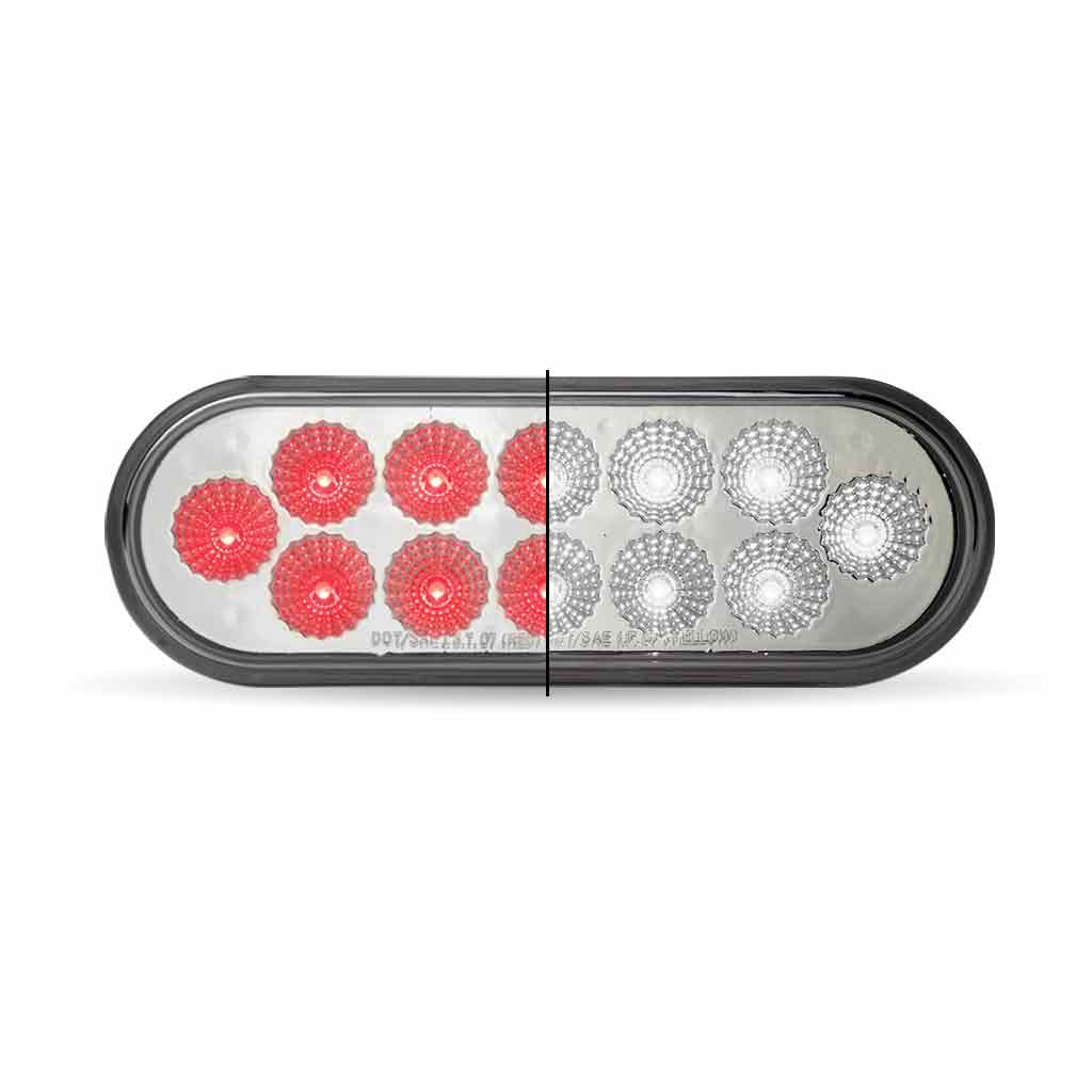 うぃーどる Dual Revolution LEDs, LED Lighting 6″ Red Stop, Turn & Tail to