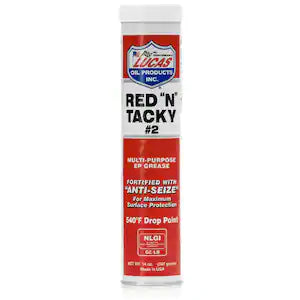 Lucas Red "N" Tacky #2 Grease 14oz Tube - Brakes 4 Trailers
