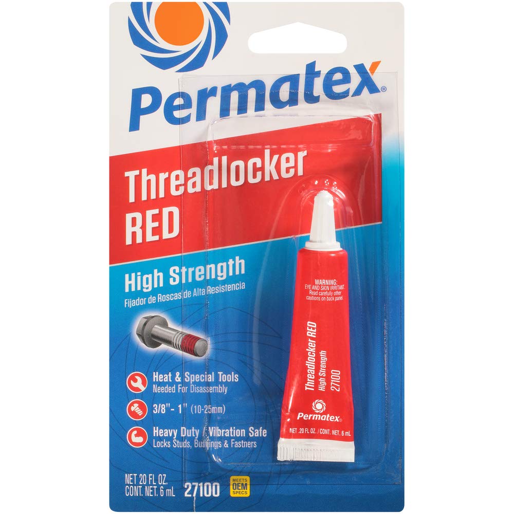 Permatex High Strength Red Threadlocker – Brakes 4 Trailers