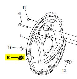 Adjuster Slot Plug Genuine Dexter 046-007-00 - Brakes 4 Trailers