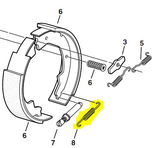 Adjuster Spring 046-018-00 - Brakes 4 Trailers