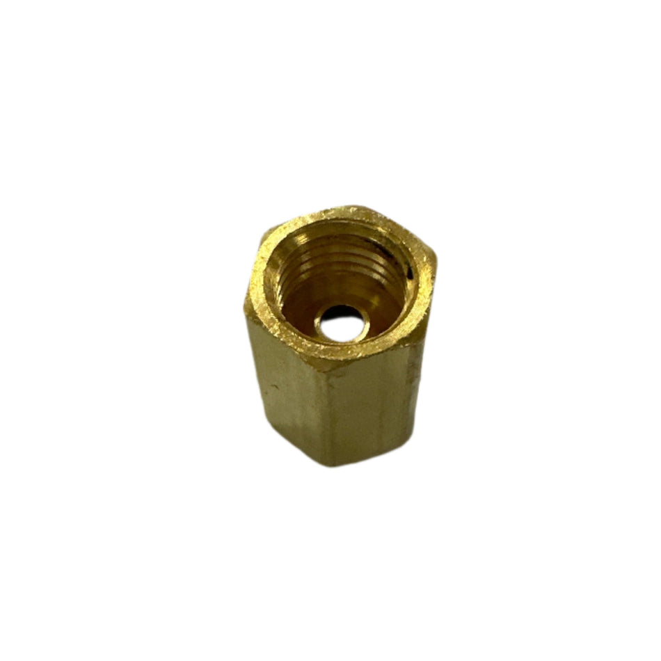 Brake Line Union, 3/8-24 Threads, 3/16 Brake Line