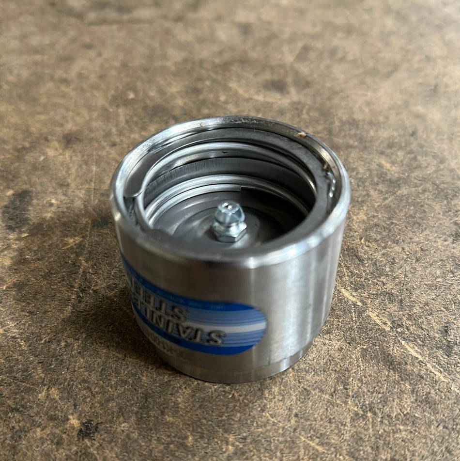 UFP Bearing Buddy, 1.98", Outer Bering L44649, Single, Stainless Steel - Brakes 4 Trailers