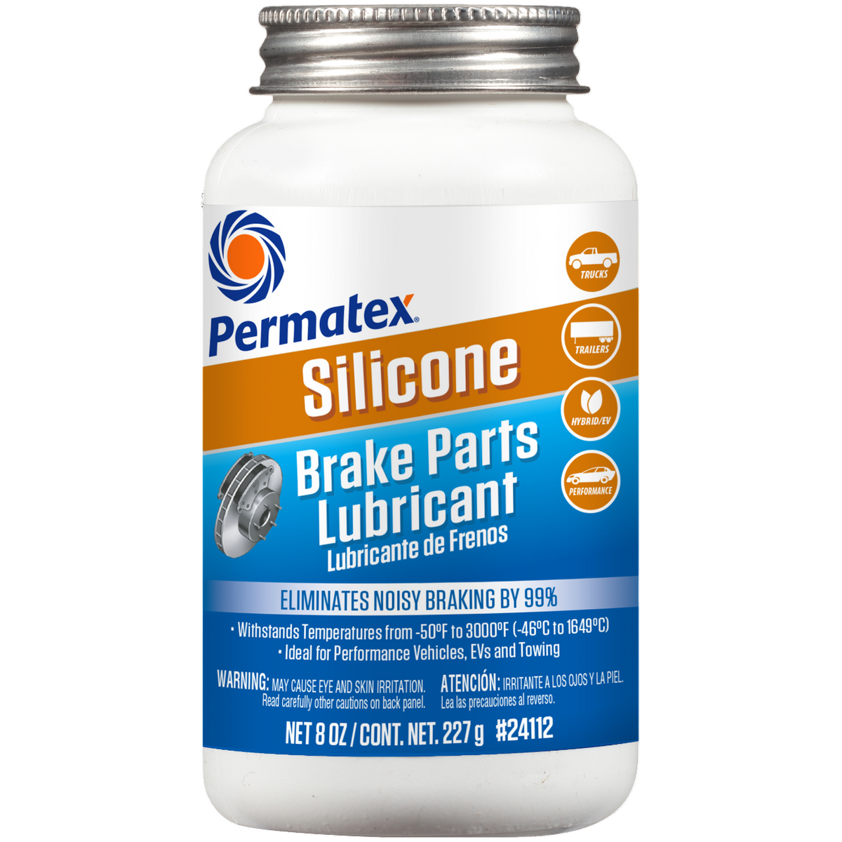 Permatex 24112 Px Silicone Brake Lube 8 oz Permatex 24112 Px Silicone Brake Lube 8 oz