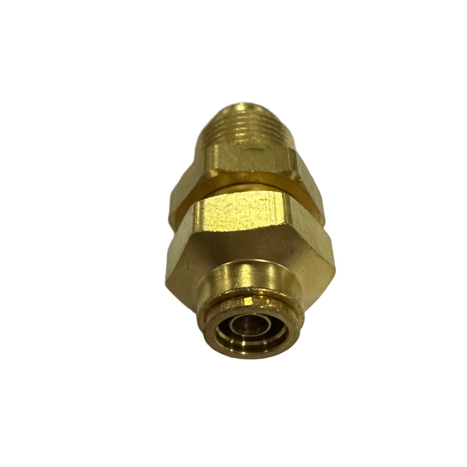 Bulkhead Fitting, Push Lock Union