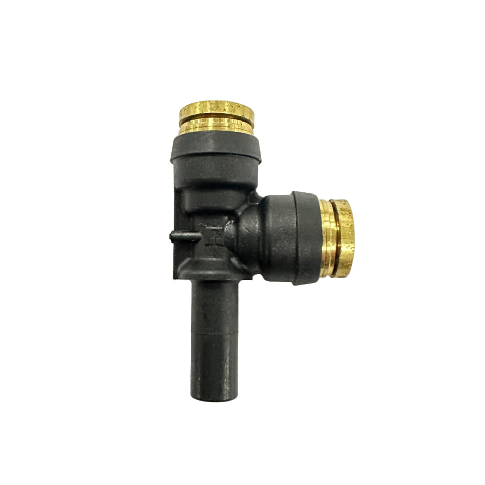 Push Lock Standpipe Fitting, Run Tee