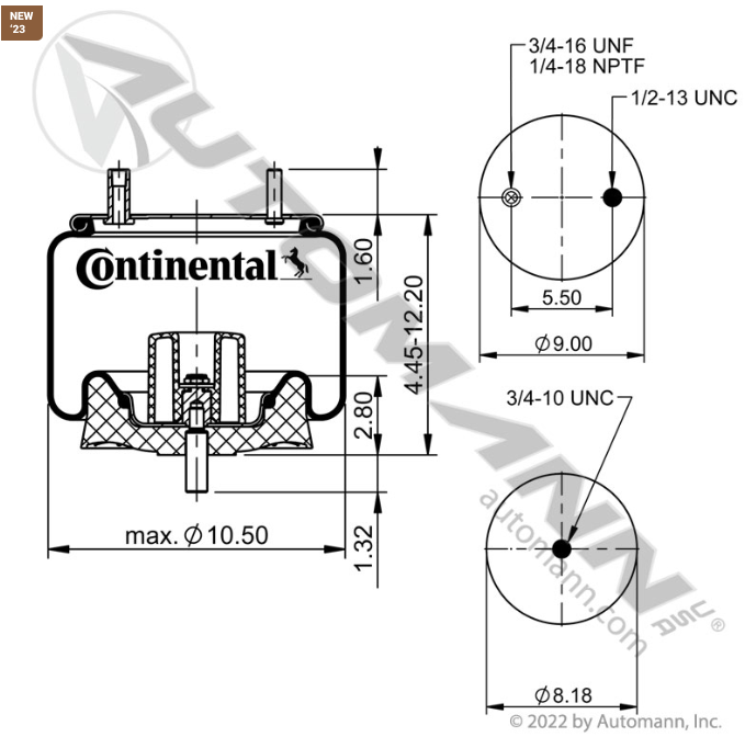 566.CT74843 Continental Air Spring