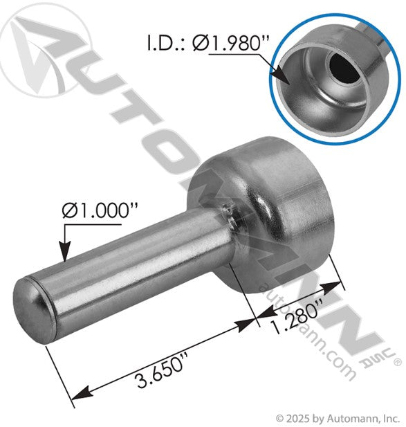 Grease Cap Installation Tool – Fits 1.98"/ 1.99" Trailer Dust & Grease Caps