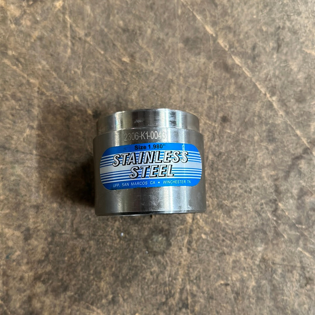 UFP Bearing Buddy, 1.98", Outer Bering L44649, Single, Stainless Steel - Brakes 4 Trailers