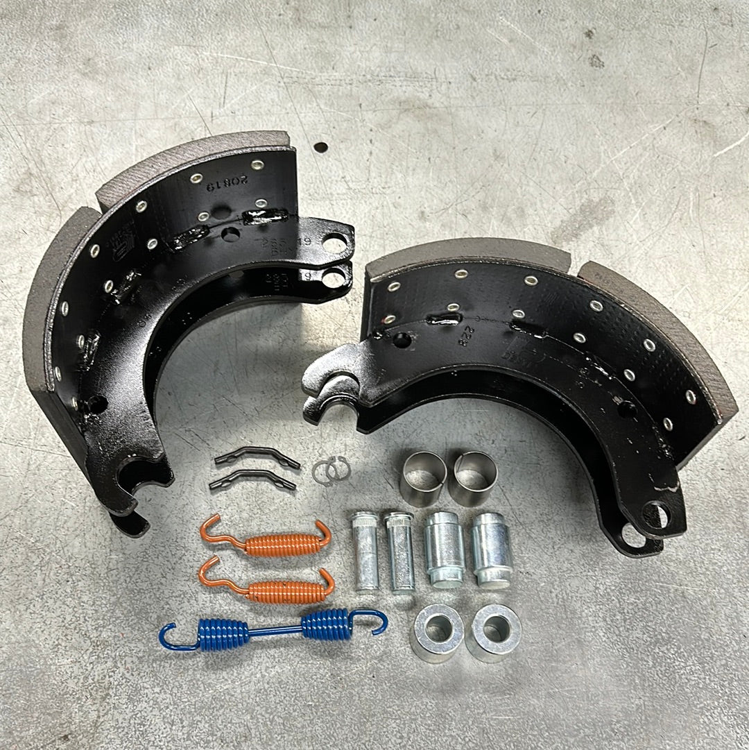 12.25 x 7.5 Dexter PQ Brake Shoe Kit, Air Brake, One Wheel Kit - Brakes 4 Trailers