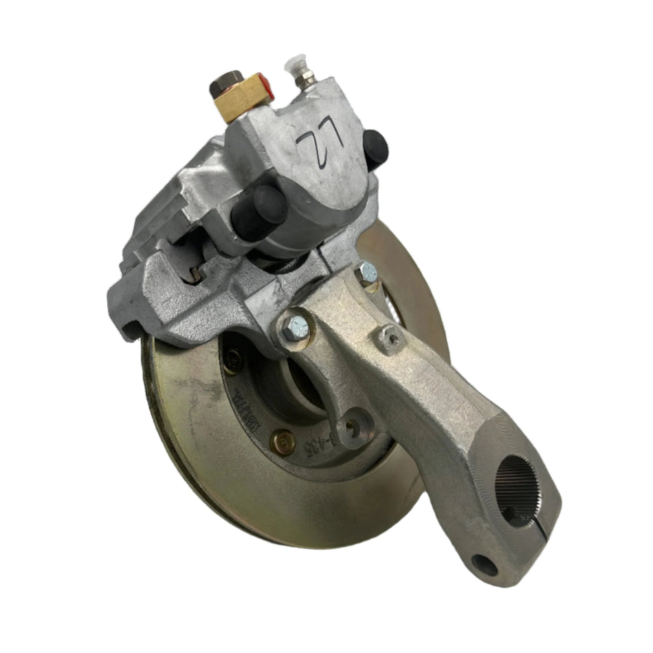 Genuine Dexter / UFP Loaded Torsion Spindle Arm 3.7K, Aluminum Caliper, Zinc Rotor, LH