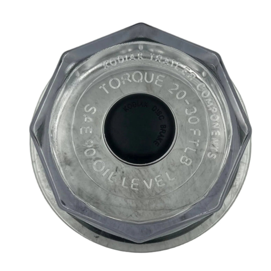Kodiak 10-14K Hub Cap 021-296-00, Complete Cap with Plug and O-Ring