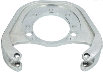 DeeMaxx 10K-16K Disc Brake Caliper Bracket, 10K-16K, Zinc Coated, DBB-10-16KDL-DW-ZINC