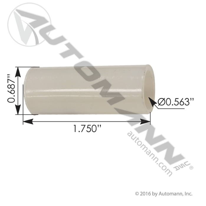 Nylon Bushing 11/16" x 9/16 x 1.75"
