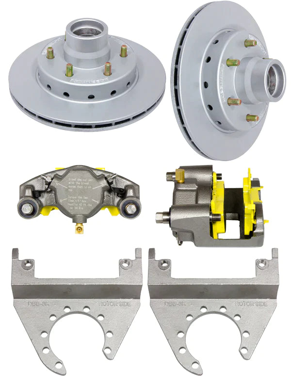 Stainless Steel Deemaxx Disc Brake Kit, 6K, Integral Hub and Rotor, Axle Kit, DBI-6K-MAXX-SS - Brakes 4 Trailers