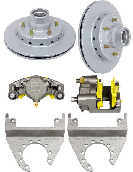 Deemaxx Disc Brake Kit, 6K, Integral Hub and Rotor, Axle Kit, DBI-6K-MAXX - Brakes 4 Trailers