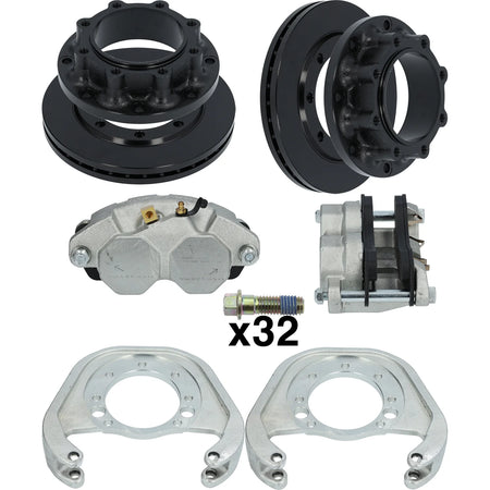 DBSO-10-16KDL-DW-E Deemaxx 10K-16K Disc Brake Kit - Brakes 4 Trailers