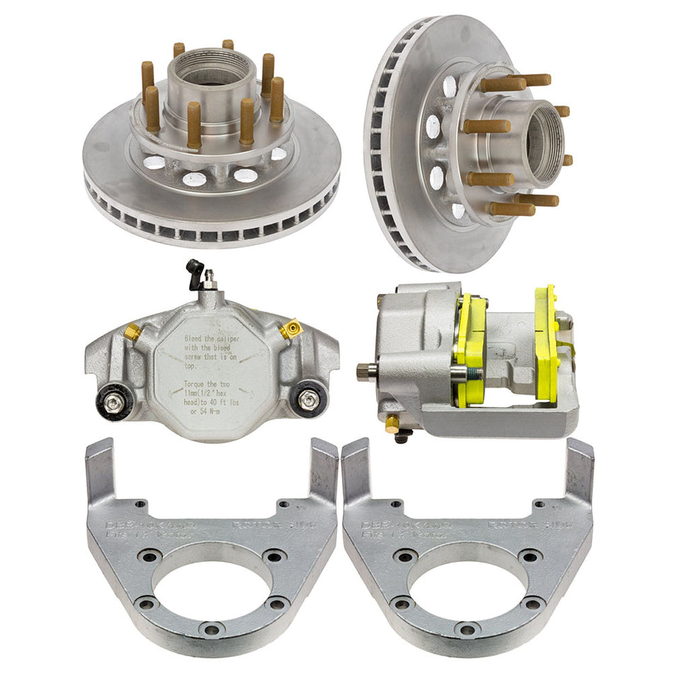 DeeMaxx 10K Disc Brake Kit, Integral Hub and Rotor with 5/8" Studs, Axle Kit, DBI-10K-AAQ-MAXX, Oil Bath