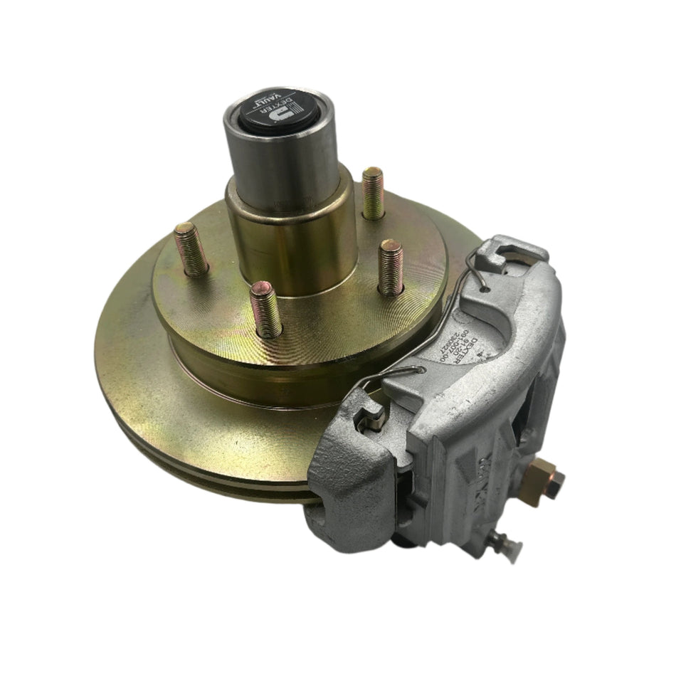 Genuine Dexter / UFP Loaded Torsion Spindle Arm 3.7K, Aluminum Caliper, Zinc Rotor, RH