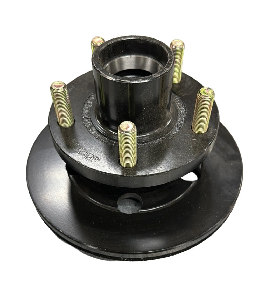 008-46902EC Genuine Tie Down Hub and Rotor, 8.15" OD, E-Coat - Brakes 4 Trailers