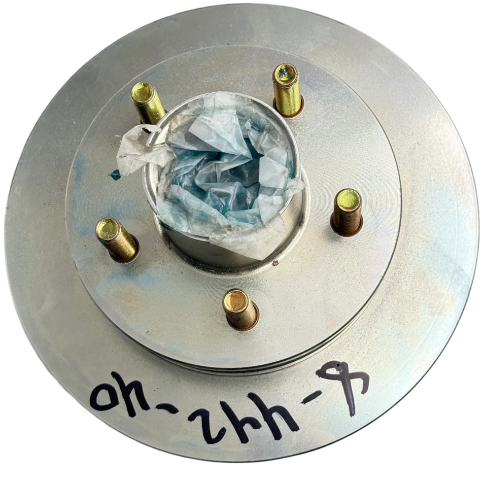 008-442-40 Dexter UFP Hub and Rotor, DB-35, Threaded for Vortex Cap, 9.75", 3.5-3.75K Axles