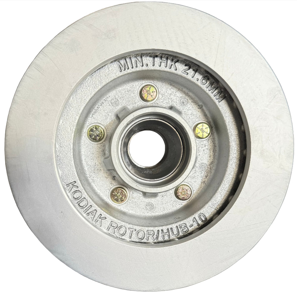 Genuine Kodiak Brake Hub/Rotor, 3.5K - 3.7K 10" Dia ROTOR/HUB-10-DA