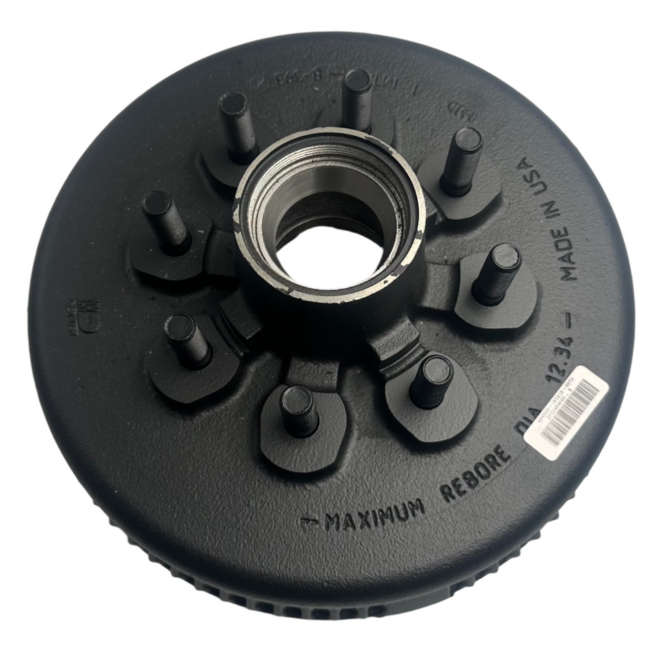 008-393-05 7.2K Hub/Drum, 12-1/4 x 2-1/2, Oil, 5/8 Studs