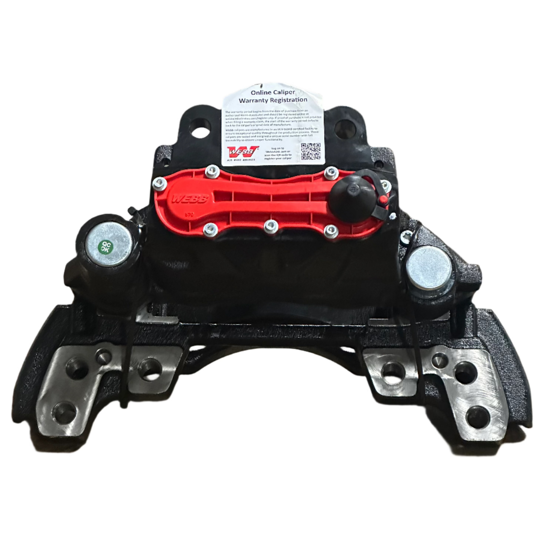 A　Cap BK Air Disc Brake Caliper, Webb BL4400-40 replaces Bendix Air