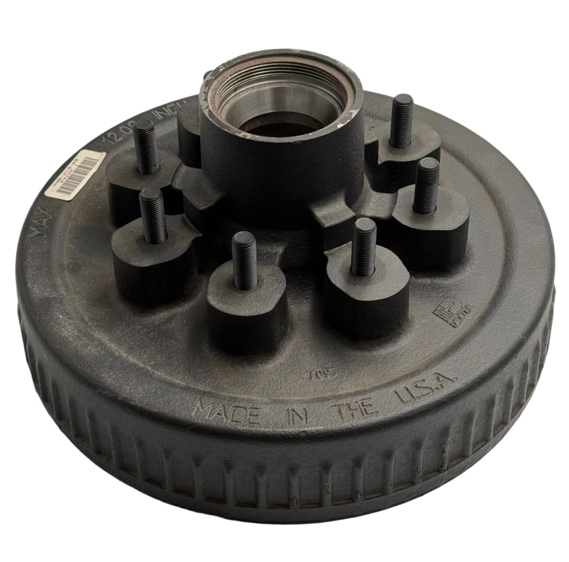 E DUKE/REACH OUT【12inch】 008-219-20 Genuine Dexter Hub/Drum, 12x2, 8 Lug, 9/16 Studs, Oil