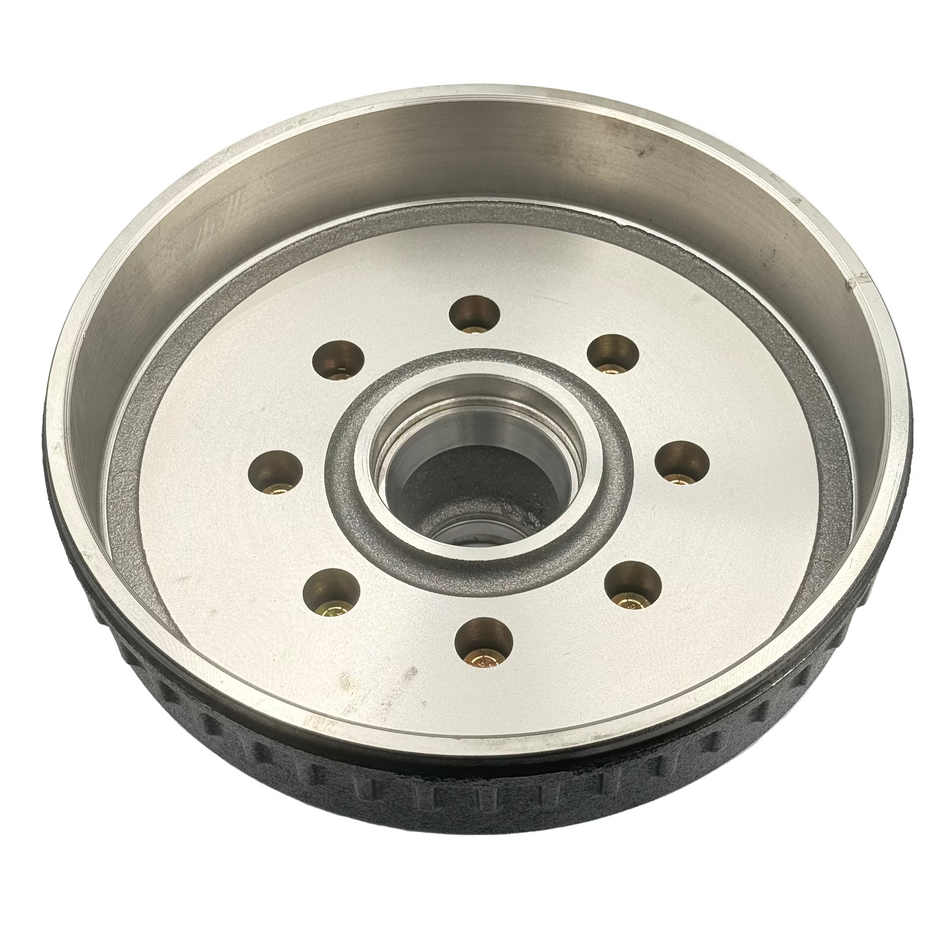 Trailer Hub and Drum for 7K Axles, 8 on 6-1/2 Bolt Pattern, 12" x 2" Brakes, 8-219-13