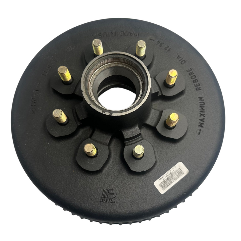 008-393-03 7.2K Hub/Drum, 12-1/4 x 2-1/2, Oil, 9/16 Studs