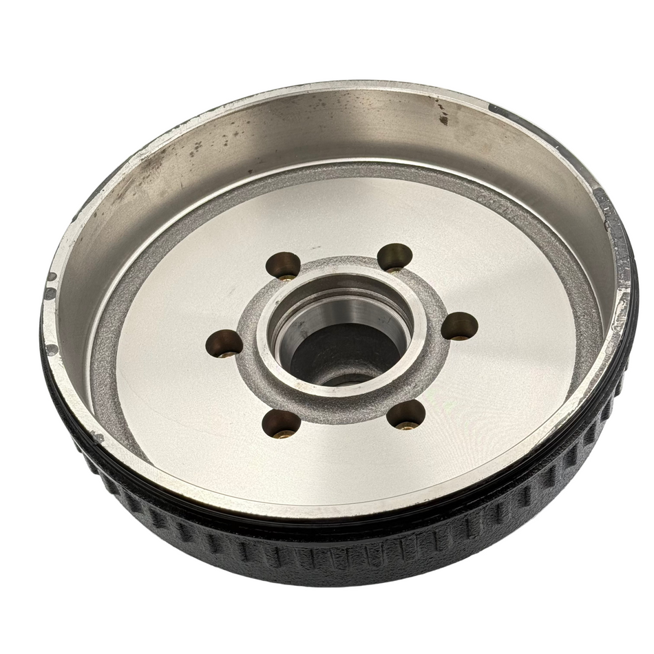 Trailer Hub and Drum for 5.2K Axles, 6 on 5-1/2 Bolt Pattern, 12" x 2" Brakes, 8-201-5