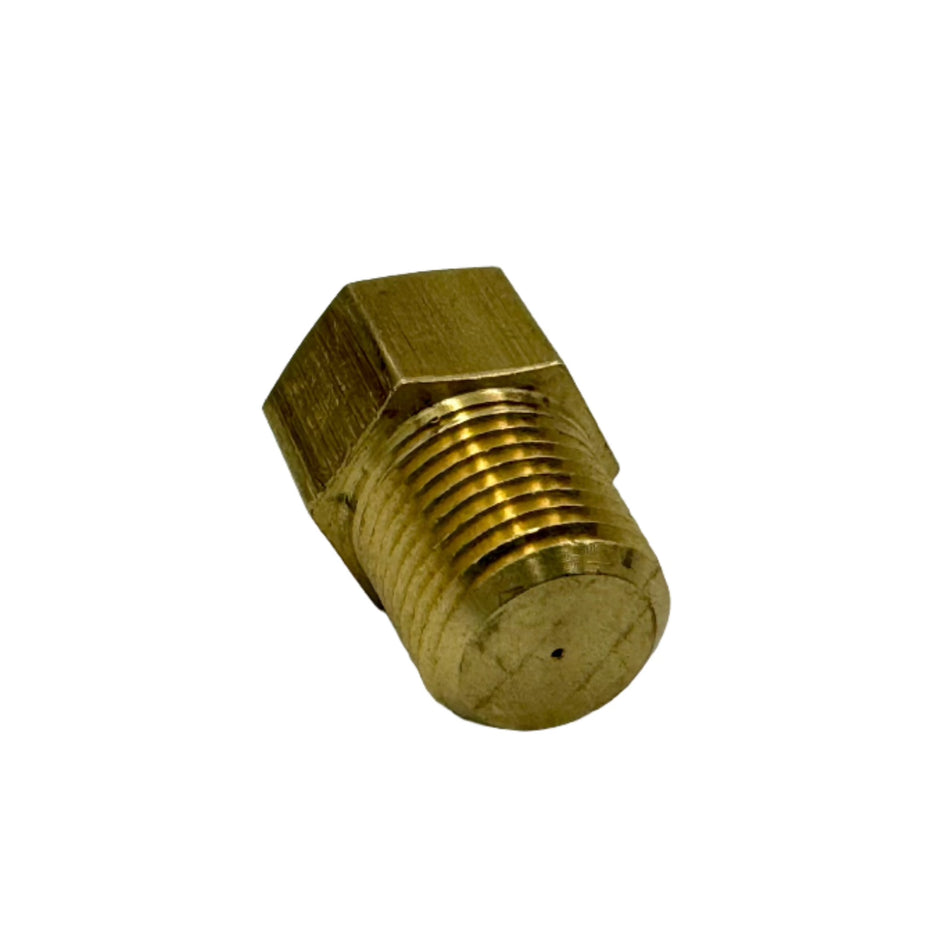Master Cylinder Orifice Fitting , 1/8"-NPT Male Pipe Thread to 3/16" Brake Line, Drum Brake