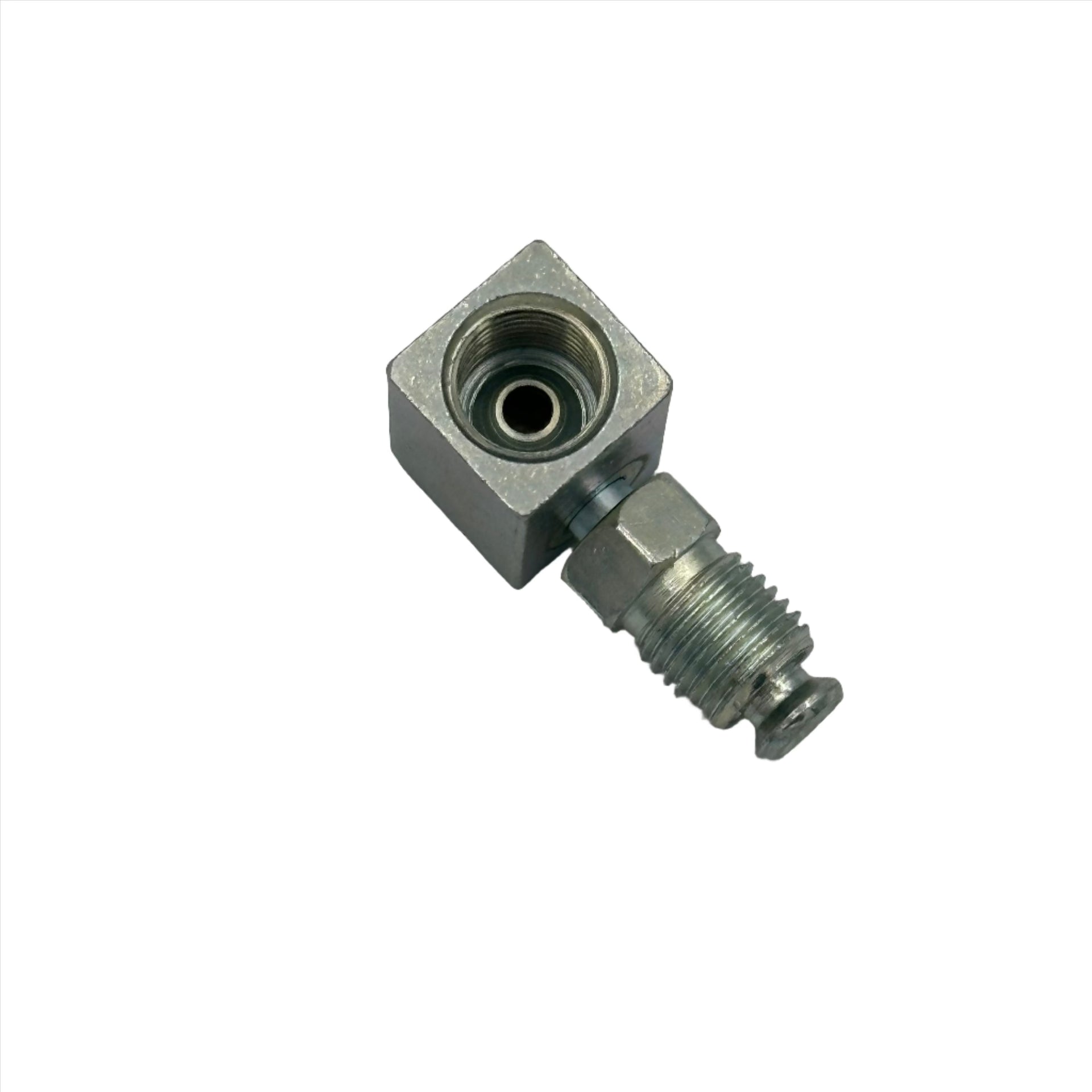 BQ141 BrakeQuip 90 Degree Swivel Fitting, 3/8-24 Male to 3/8-24