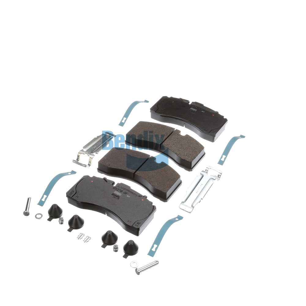 K129276 Genuine Bendix Air Disc Brake Pads, ADB22X, Axle Set of Pads and Hardware - Brakes 4 Trailers