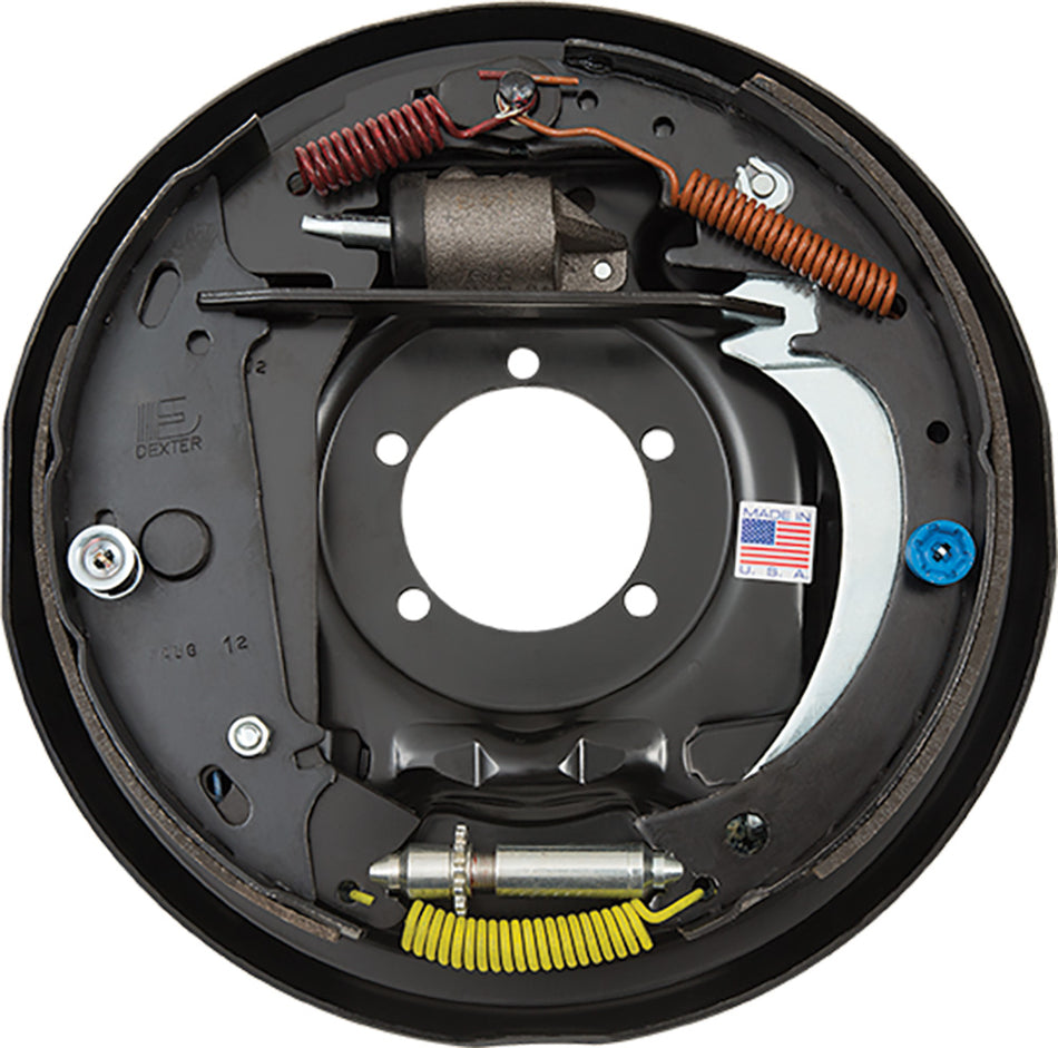 12" x 2"  Genuine Dexter Hydraulic Free Backing With Park Brake, Uni-Servo, Left Hand, 023-340-00