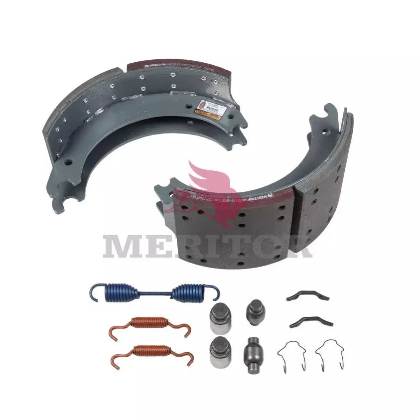 XK2124707QP Genuine Meritor 4707 Q+ Remanufactured Brake Shoe Kit, 212 Premium Grade Lining, One Wheel Kit - Brakes 4 Trailers