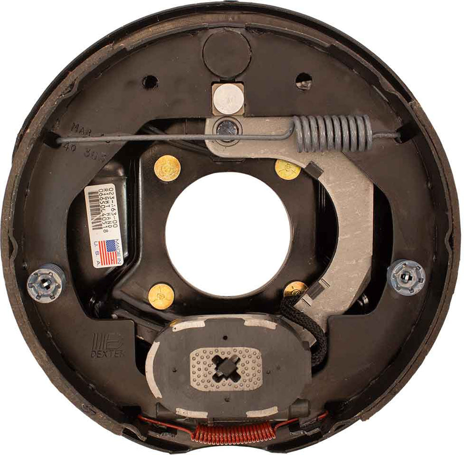 K23-463-00 Genuine Dexter Electric Brake Assembly, 4,400lb Capacity, 10 x 2-1/4, Right - Brakes 4 Trailers