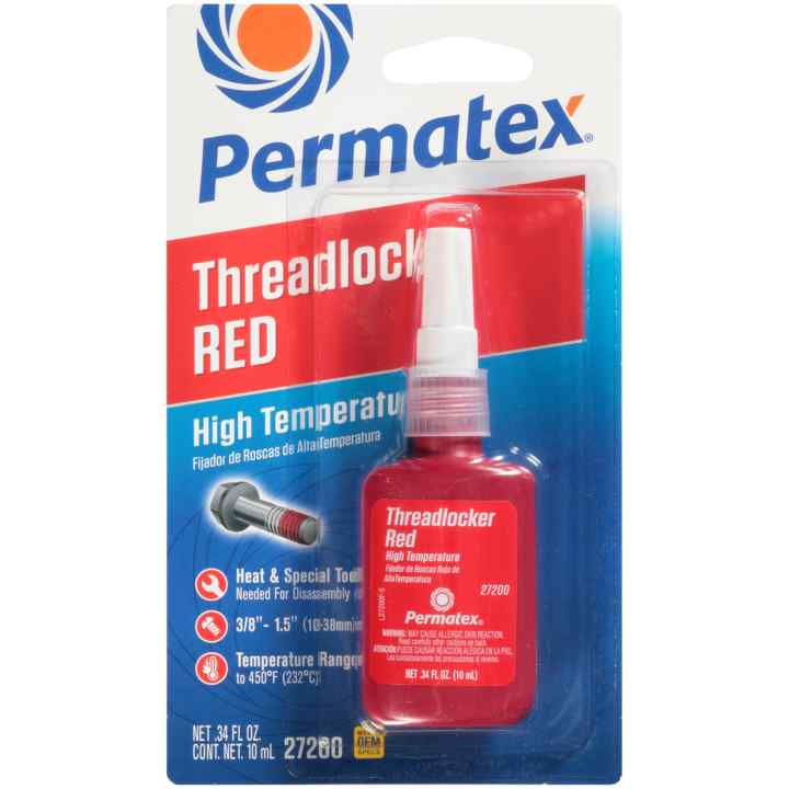 Permatex High Strength Red Threadlocker - Brakes 4 Trailers